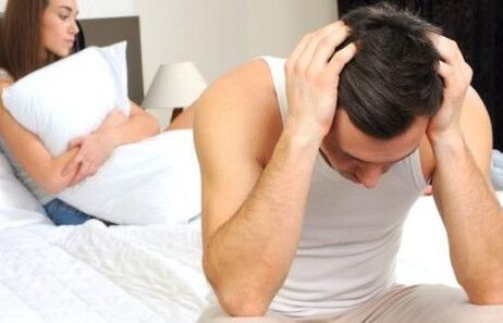 Prostatitis on a man